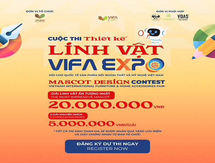 Giải thưởng trị giá 20 triệu dành cho linh vật ấn tượng nhất VIFA EXPO