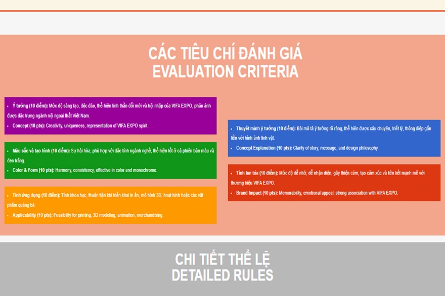 Giải thưởng trị giá 20 triệu dành cho linh vật ấn tượng nhất VIFA EXPO - 3