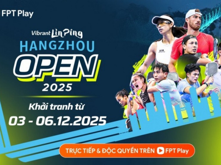 FPT Play chiếu độc quyền PPA Tour Asia - Hangzhou Open 2025