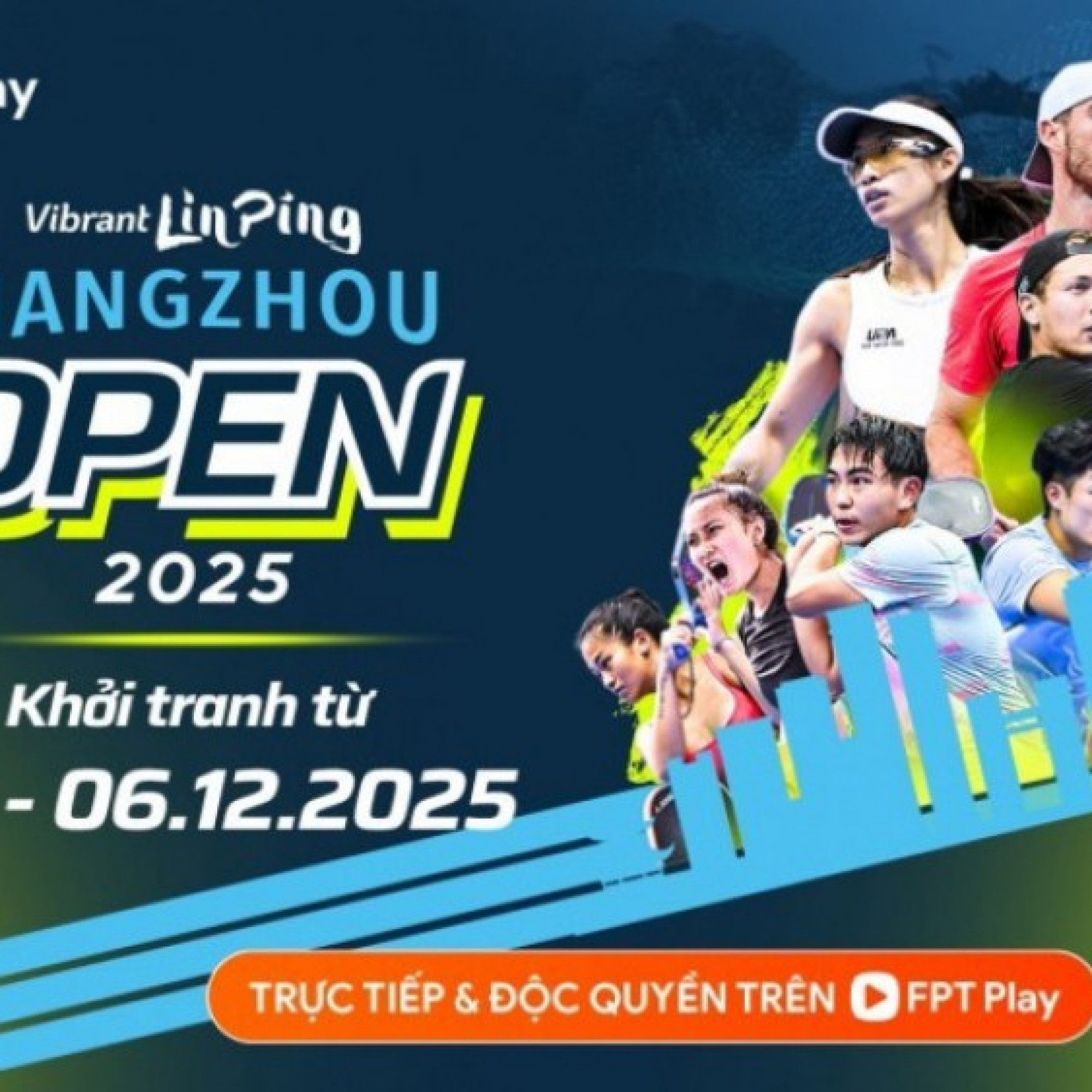 FPT Play chiếu độc quyền PPA Tour Asia - Hangzhou Open 2025