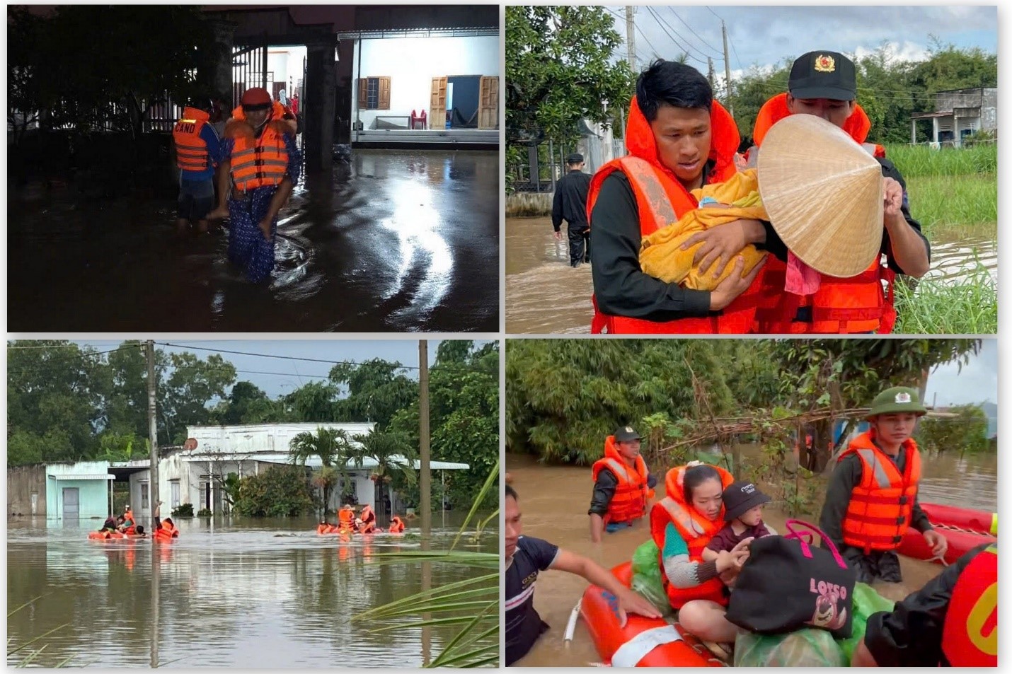 Giải cứu 6 người bị cô lập do nước lũ lớn ở Lâm Đồng - 5