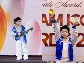  - Cậu bé 7 tuổi nhận cúp “Ngôi sao nhí biểu tượng 2025” tại Vietnam Iconic Awards 2025