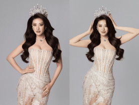  - Khánh Vân kỷ niệm 6 năm đăng quang Hoa hậu Hoàn vũ Việt Nam, lần hiếm hoi đội lại vương miện Brave Heart