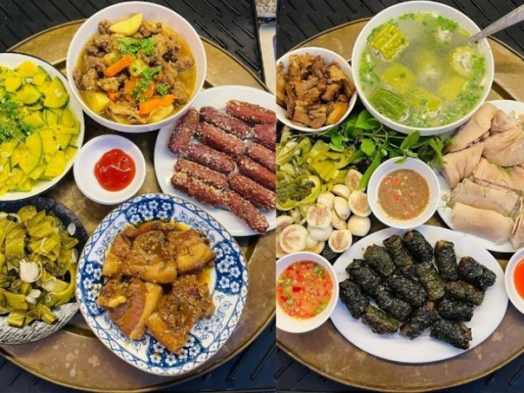 Mâm cơm mùa đông xứ Nghệ chỉ nhìn thôi đã muốn về nhà ăn cơm