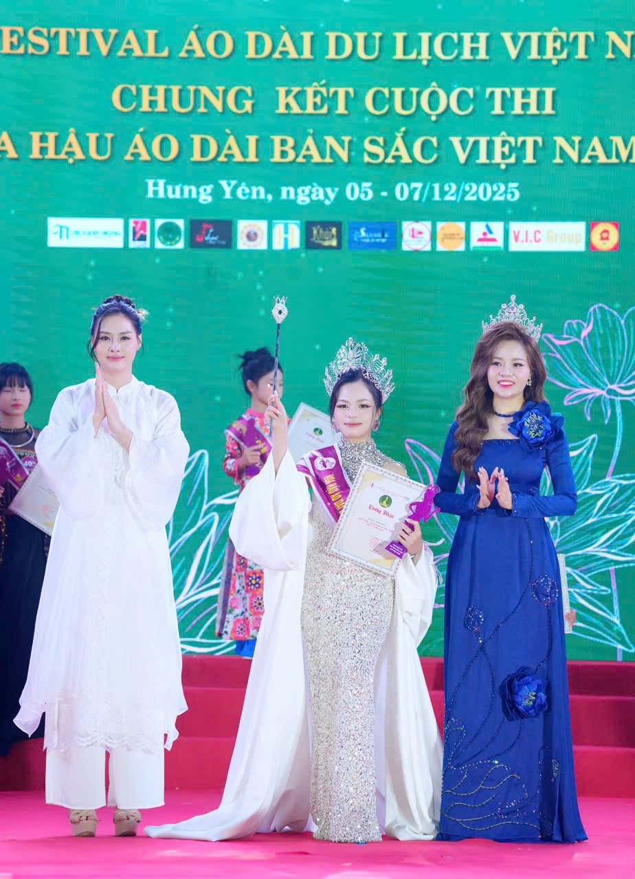 Hoa hậu Áo dài Bản sắc Việt Nam 2025 tìm ra chủ nhân vương miện mùa đầu tiên - 3