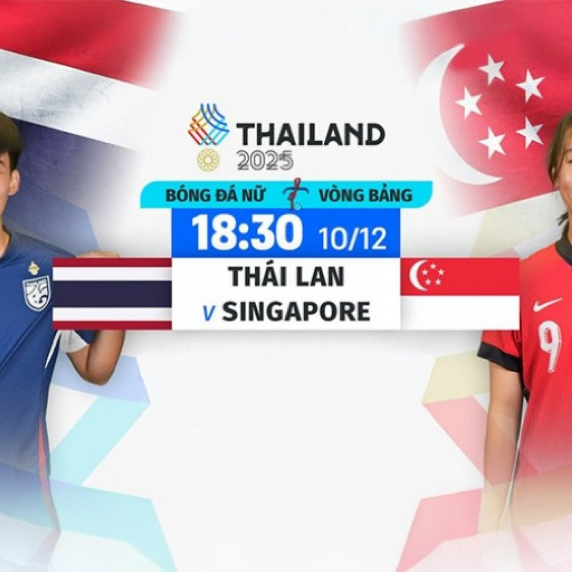 - Trực tiếp bóng đá ĐT nữ Thái Lan - Singapore: Dạo chơi giữ sức, vé bán kết trong tầm tay (SEA Games)