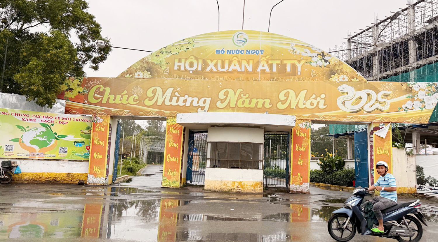 Nhiều cây xà cừ bị đốn hạ trong điểm du lịch Hồ Nước Ngọt ở Cần Thơ - 1