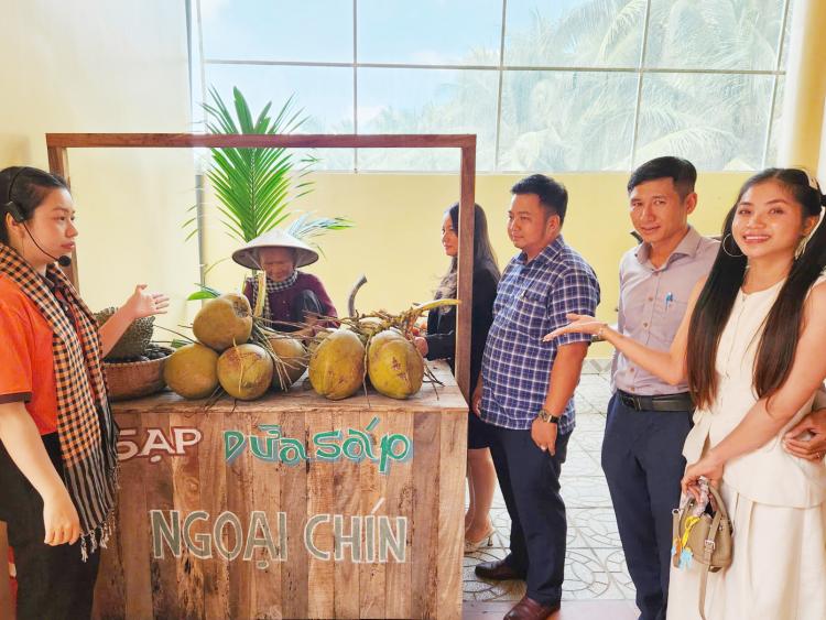 Cần Thơ tổ chức đoàn famtrip Bảo tàng Dừa sáp Trà Vinh