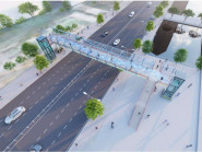 TP.HCM có thêm 2 cầu đi bộ ven sông Sài Gòn, dùng thang máy và chiếu sáng mỹ thuật tuyệt đẹp