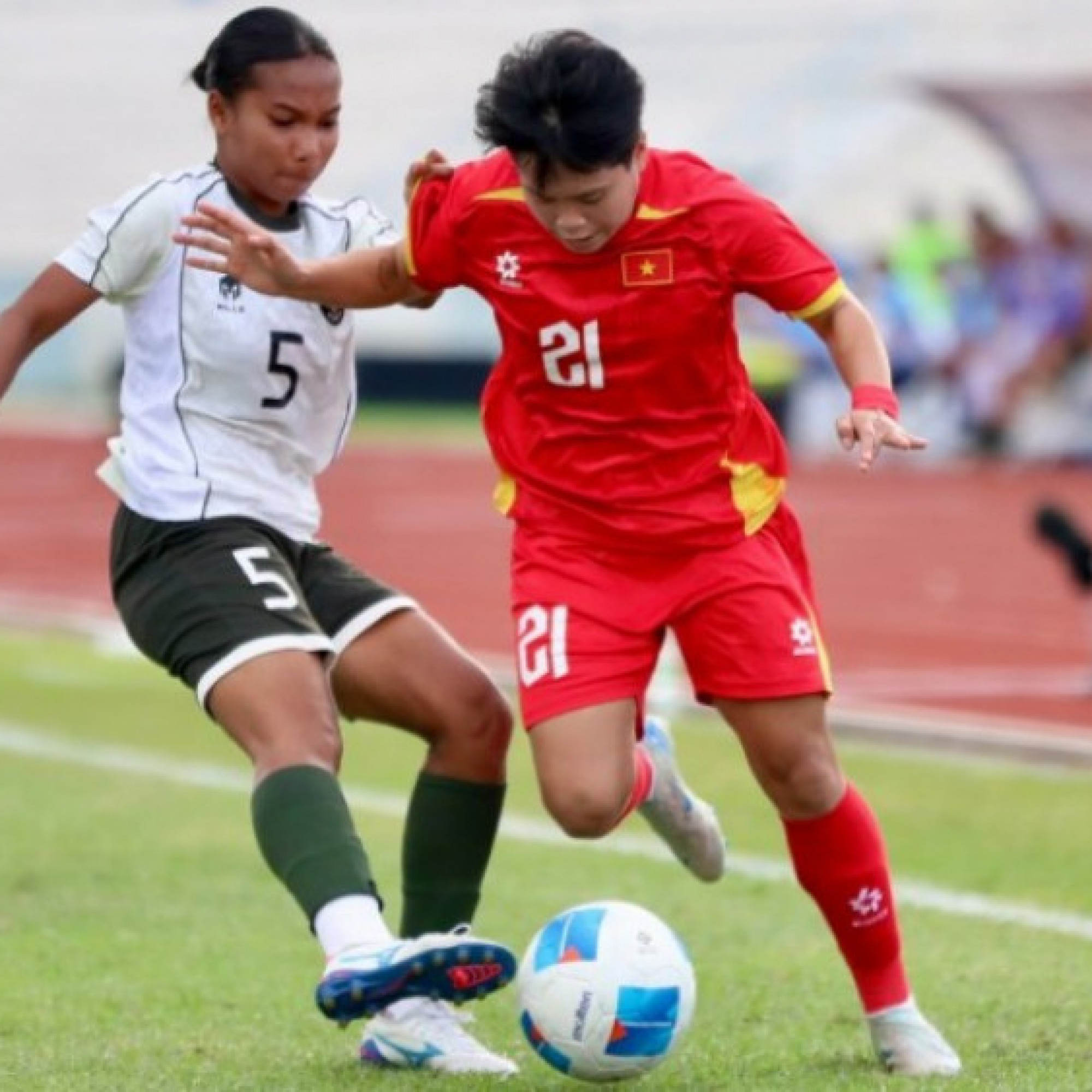  - Trực tiếp bóng đá ĐT nữ Việt Nam - Indonesia: Suýt có bàn gỡ hòa (SEA Games)