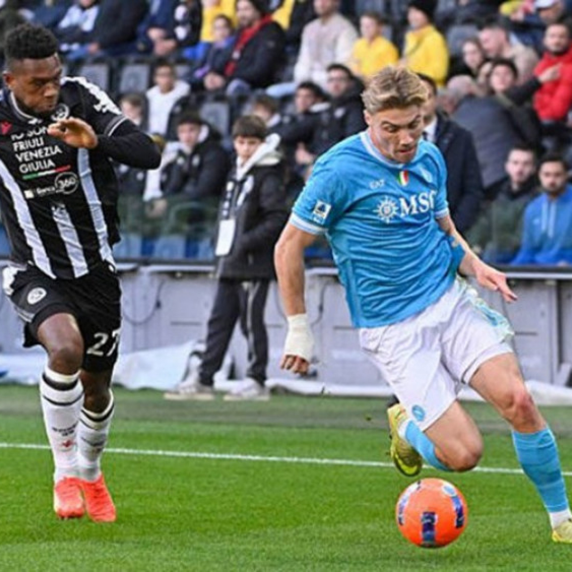  - Video bóng đá Udinese - Napoli: Bạc nhược không ngờ, Hojlund 5m cũng đá ra ngoài (Serie A)