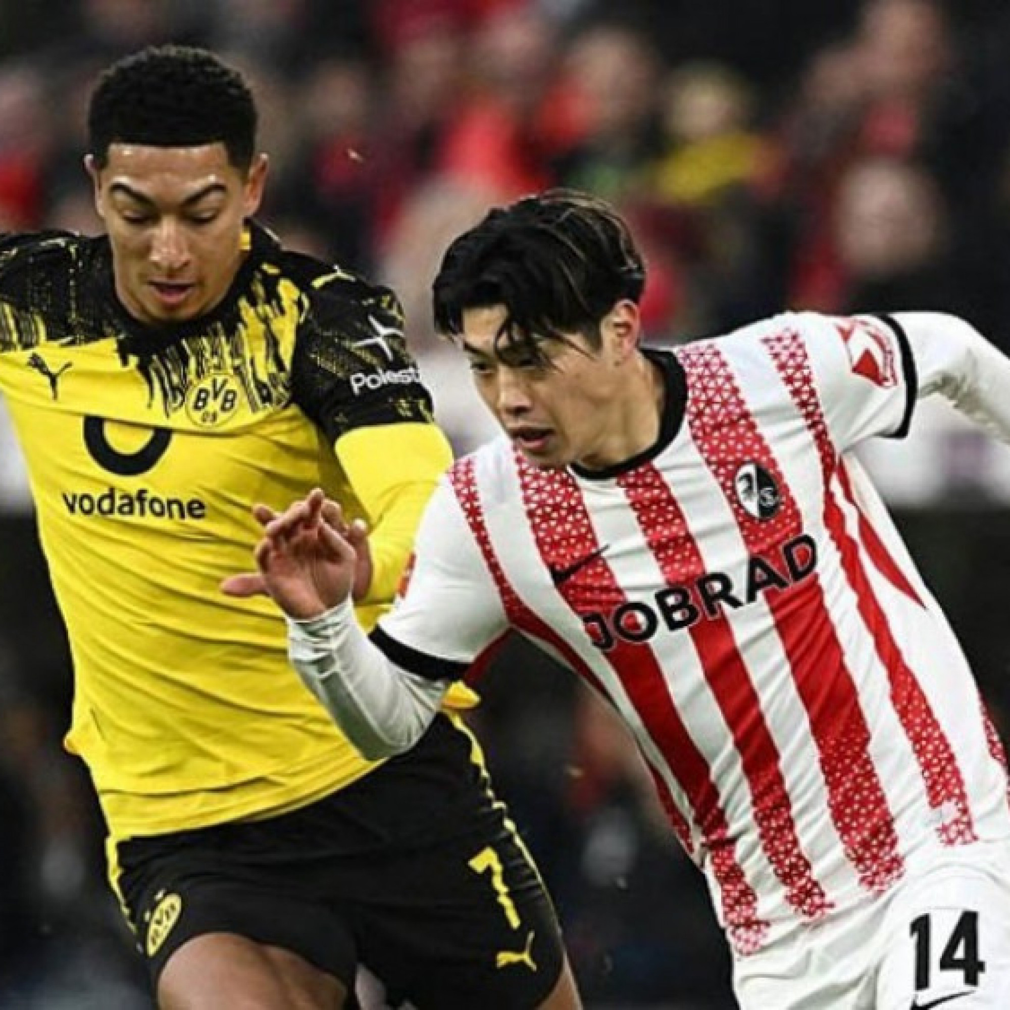  - Video bóng đá Freiburg - Dortmund: Thẻ đỏ Bellingham, siêu phẩm ngỡ ngàng (Bundesliga)