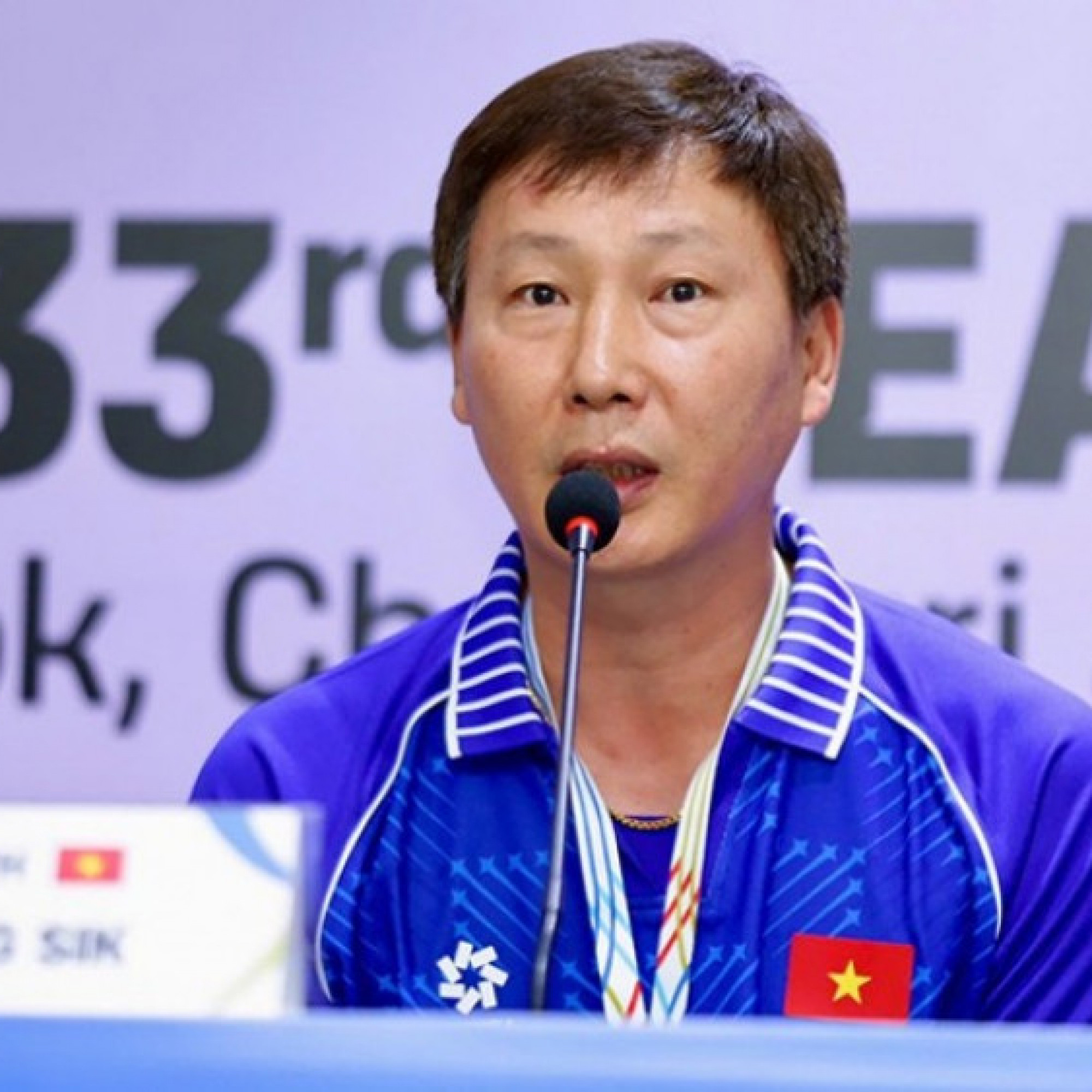  - Trực tiếp họp báo U22 Việt Nam - U22 Thái Lan: HLV Kim Sang Sik nói gì về trận đấu?