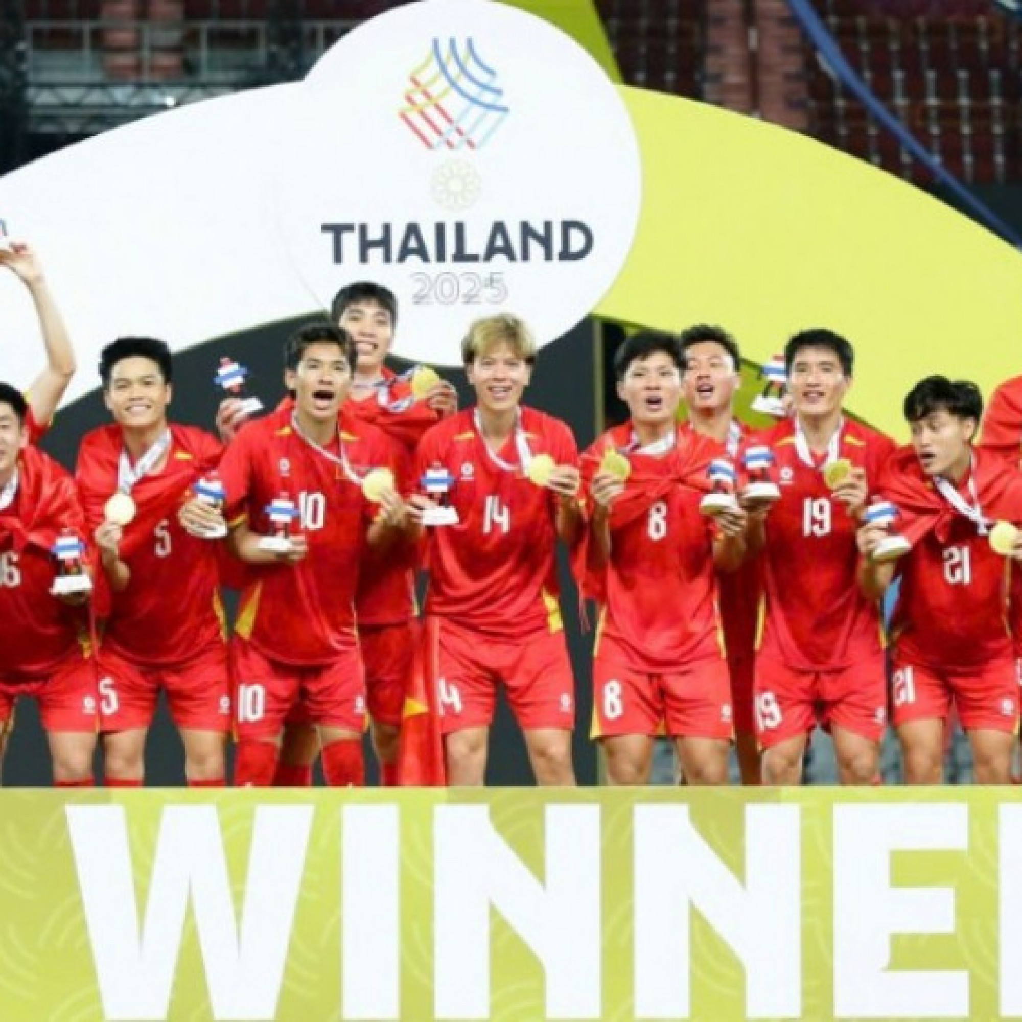  - Video bóng đá U22 Việt Nam - U22 Thái Lan: "Bàn thắng vàng" Thanh Nhàn, ngạo nghễ đăng quang (CK SEA Games)