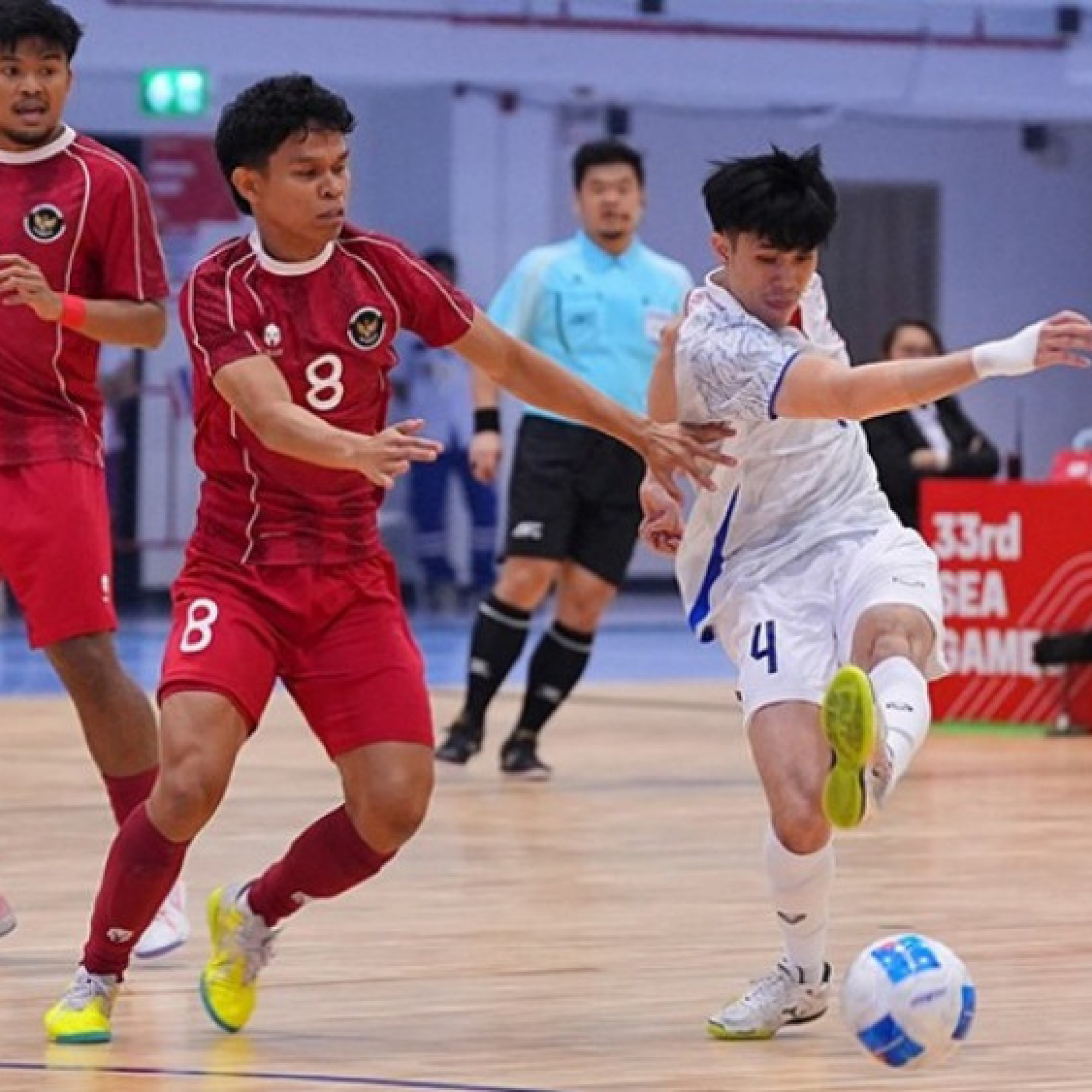  - Video bóng đá futsal Thái Lan - Indonesia: Chủ nhà lâm nguy (SEA Games 33)