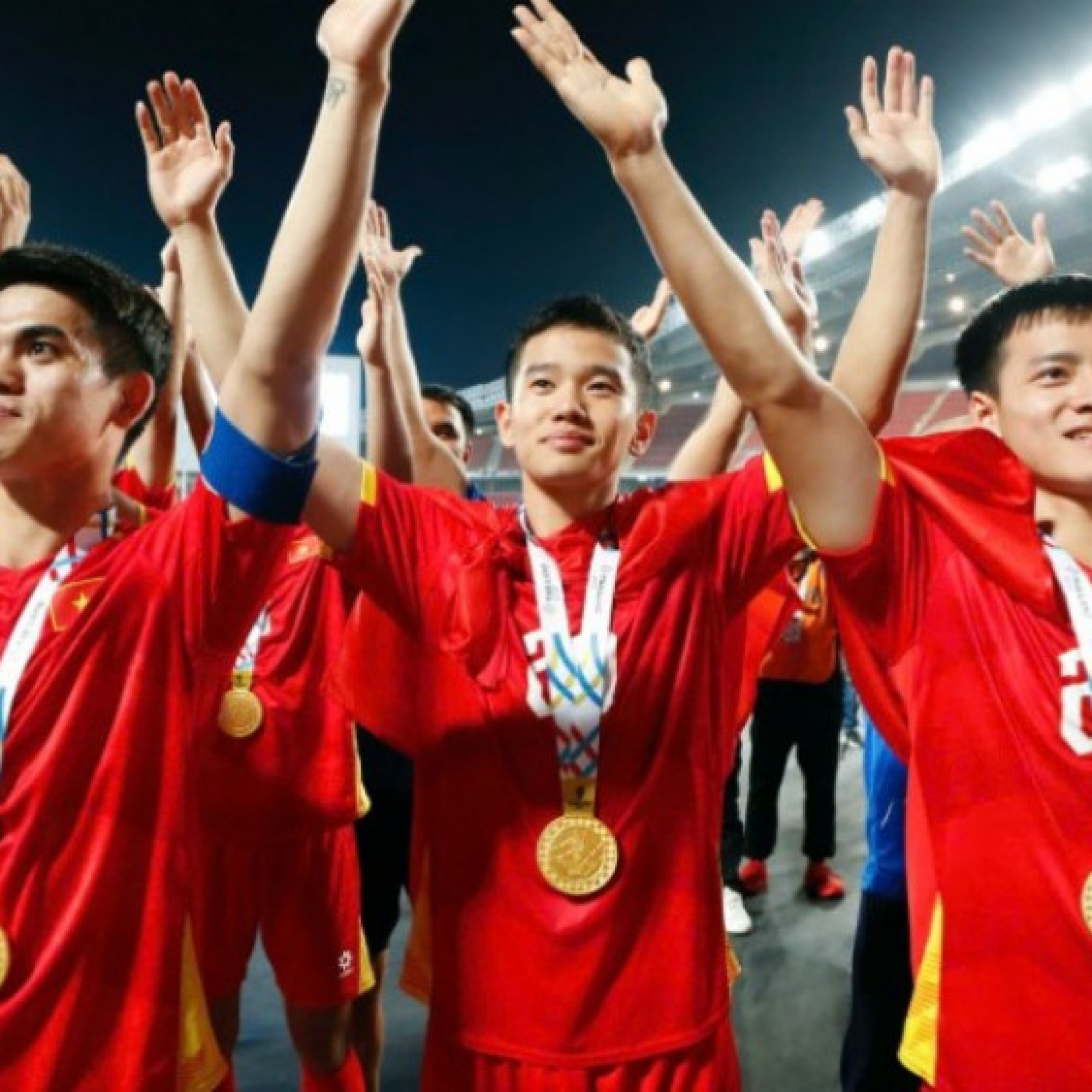 Thể thao - Nức lòng U22 Việt Nam hạ U22 Thái Lan ngoạn mục, đoạt huy chương vàng SEA Games