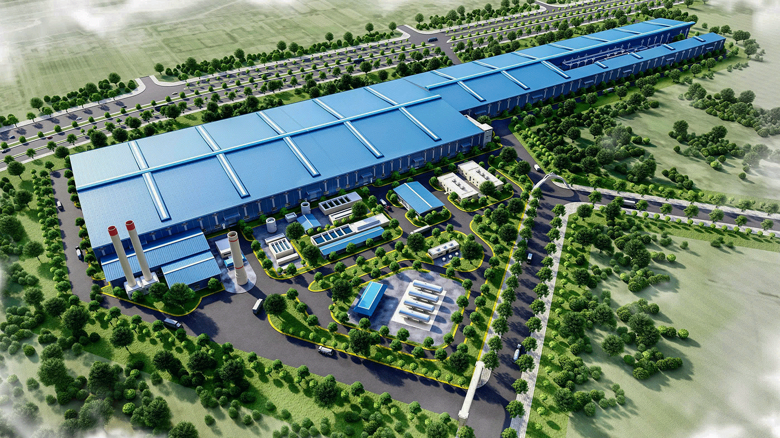 khoi cong xay dung nha may san xuat ray va thep dac biet hon 10.000 ty dong - 1