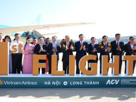  - Sân bay Long Thành đón chuyến bay đầu tiên, về đích sớm một năm