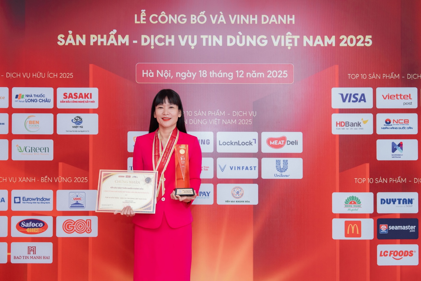 Yến sào Khánh Hòa được vinh danh Sản phẩm Tin dùng Việt Nam - 2