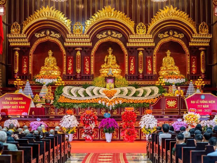 Đại lễ tưởng niệm 717 năm Ngày Phật hoàng Trần Nhân Tông nhập Niết bàn