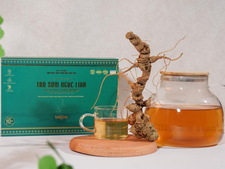 Trà Sâm Ngọc Linh hòa tan: Sứ giả biến báu vật thành người bạn sức khỏe mọi nhà