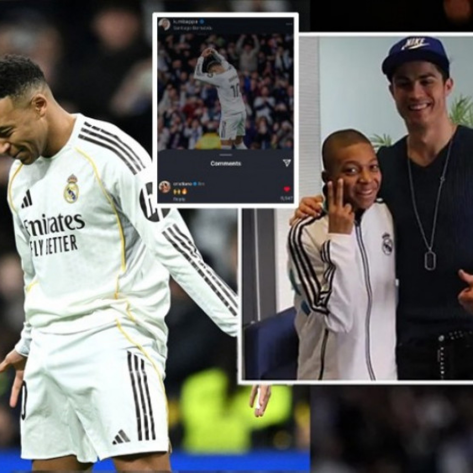  - Mbappe san bằng kỷ lục ghi bàn của Ronaldo tại Real, CR7 lập tức phản ứng