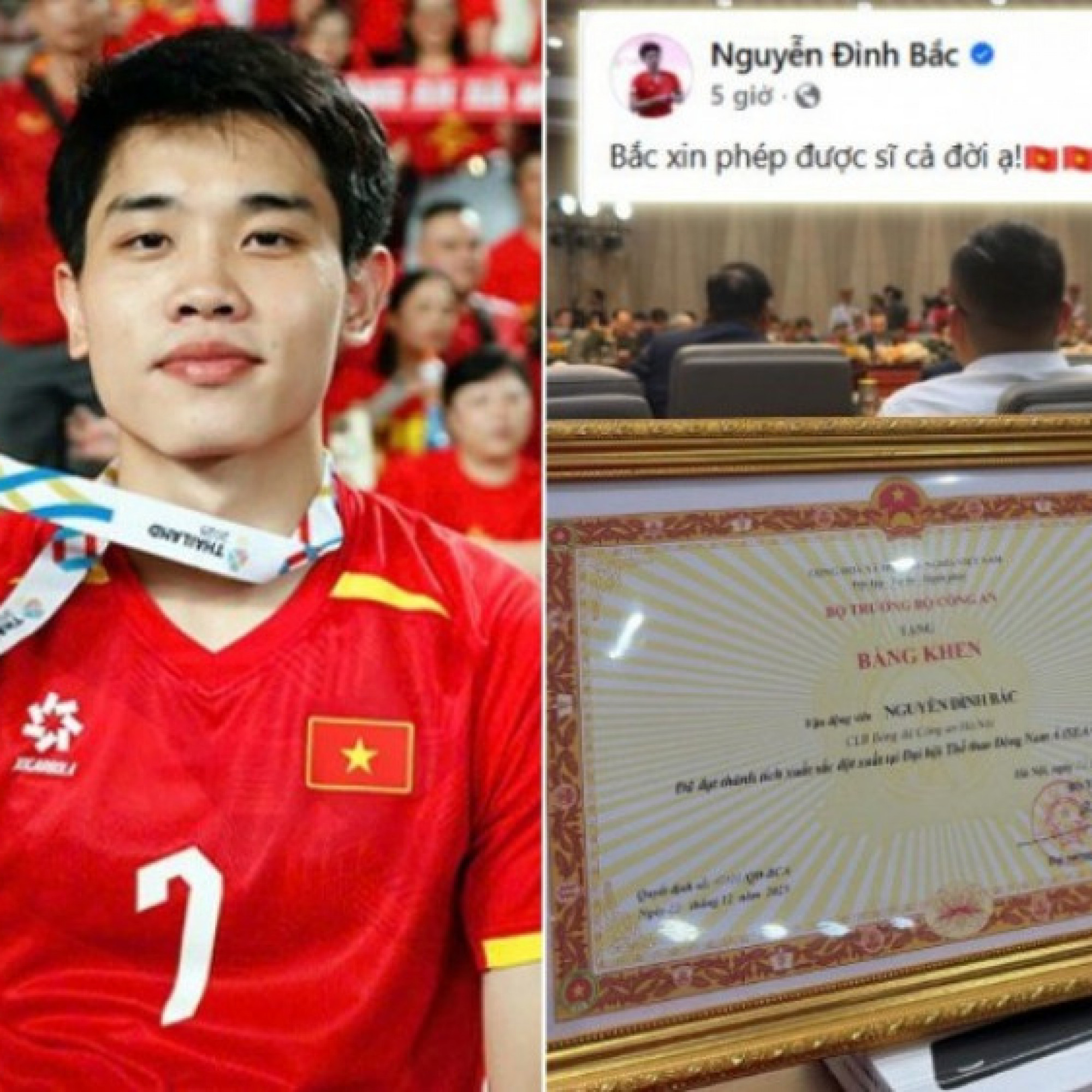  - Đình Bắc "sĩ cả đời" vì vinh dự đặc biệt, fan sáng tác thơ tặng người hùng SEA Games
