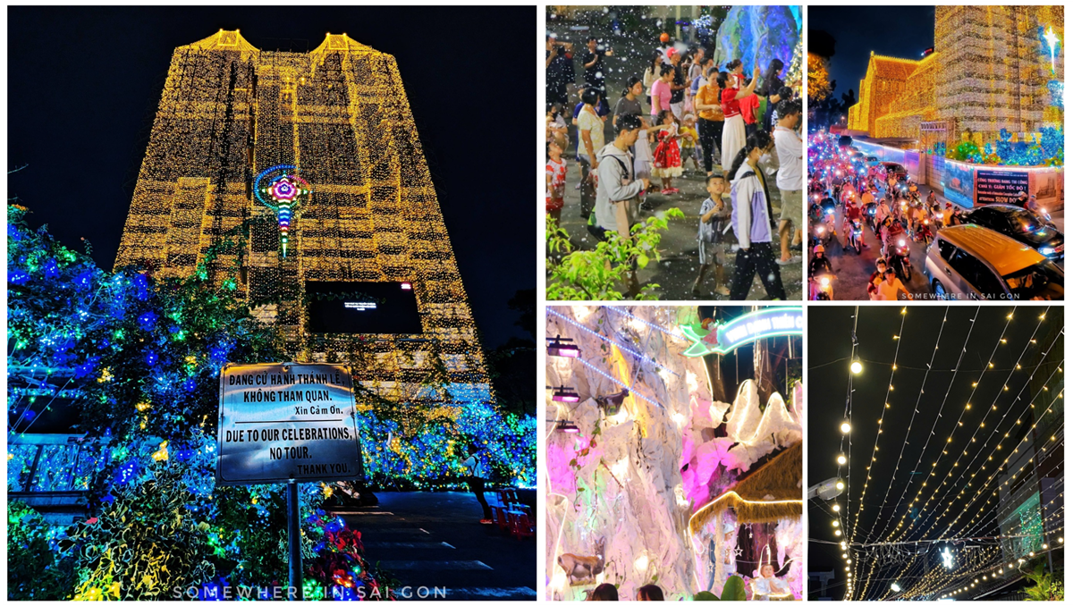TP.HCM rộn ràng đêm Giáng sinh, xóm đạo đông nghẹt người - 5