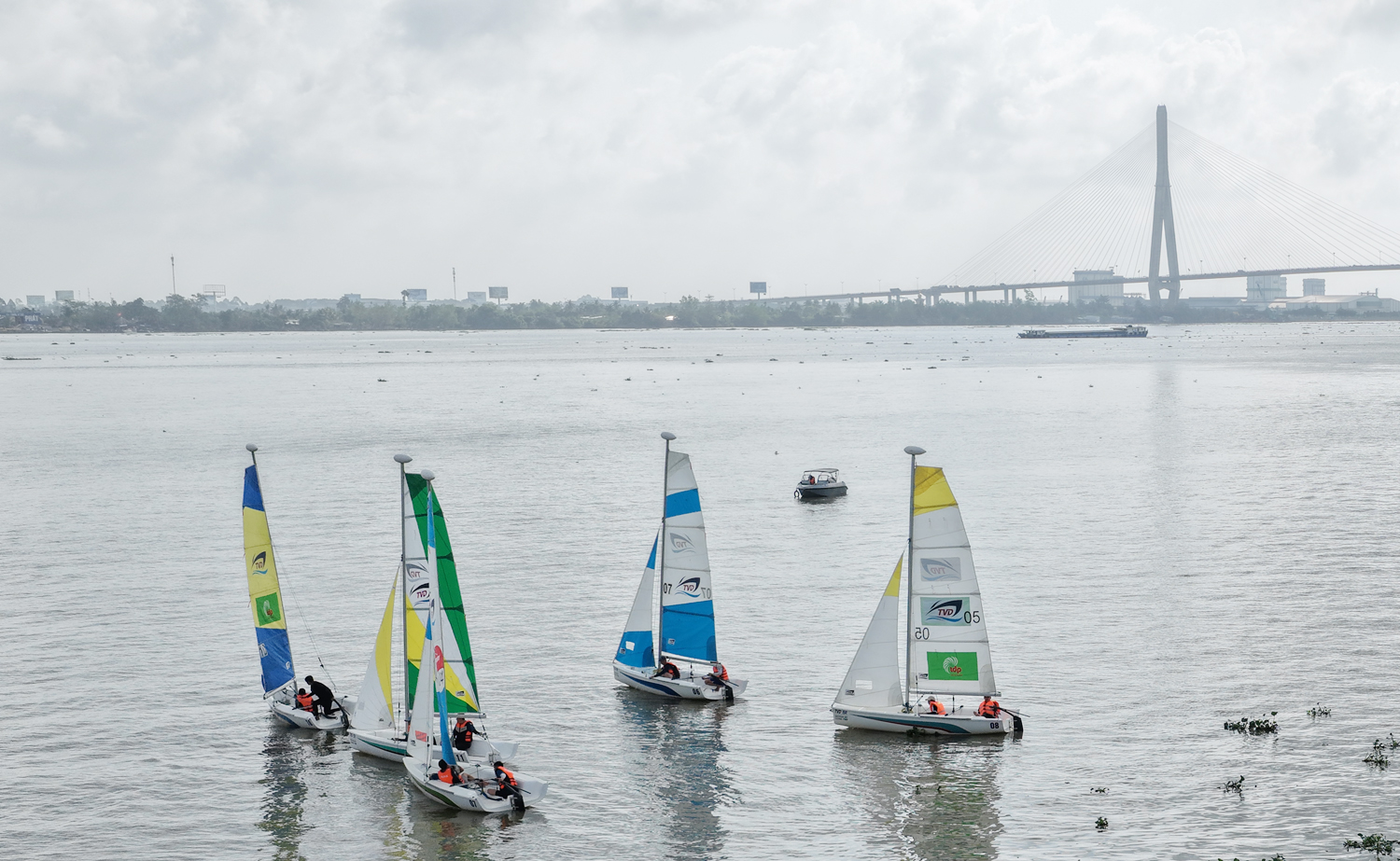 Du khách đổ đến Cần Thơ xem đua thuyền buồm trên sông Hậu - 3