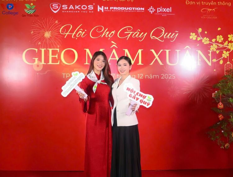 Gieo Mầm Xuân - Dự án thiện nguyện gây quỹ của sinh viên VOV College mang Tết ấm đến trường Bồ Đề Phương Duy