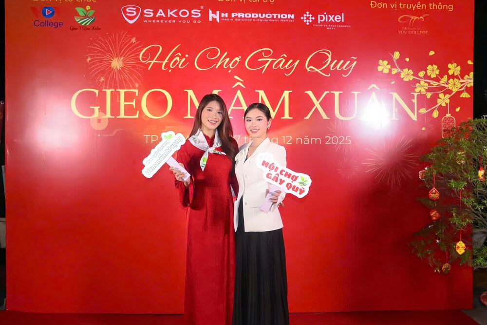 Gieo Mầm Xuân - Dự án thiện nguyện gây quỹ của sinh viên VOV College mang Tết ấm đến trường Bồ Đề Phương Duy - 1