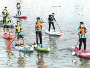 Đua thuyền ván SUP hưởng ứng Lễ hội Văn hóa Sông nước Cần Thơ
